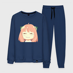 Костюм хлопковый мужской Аниме Семья шпиона - Аня Форджер Anime Spy x Famil, цвет: тёмно-синий