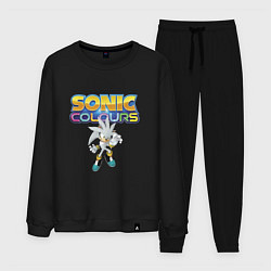 Костюм хлопковый мужской Silver Hedgehog Sonic Video Game, цвет: черный