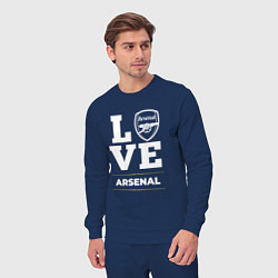 Костюм хлопковый мужской Arsenal Love Classic, цвет: тёмно-синий — фото 2