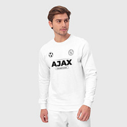 Костюм хлопковый мужской Ajax Униформа Чемпионов, цвет: белый — фото 2