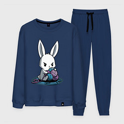 Мужской костюм Зайчонок обнял клубки The bunny hugged the balls