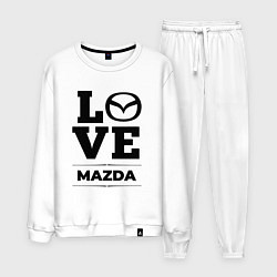 Костюм хлопковый мужской Mazda Love Classic, цвет: белый
