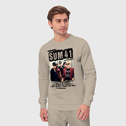 Костюм хлопковый мужской SUM 41 PIECES, цвет: миндальный — фото 2