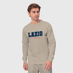 Костюм хлопковый мужской Lazio FC Classic, цвет: миндальный — фото 2