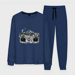 Костюм хлопковый мужской Wu-Tang Boombox, цвет: тёмно-синий