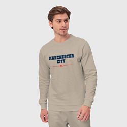 Костюм хлопковый мужской Manchester City FC Classic, цвет: миндальный — фото 2