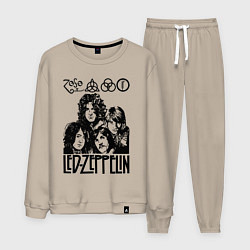 Мужской костюм Led Zeppelin Black