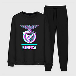 Мужской костюм Benfica FC в стиле glitch