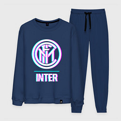 Мужской костюм Inter FC в стиле glitch