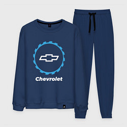 Костюм хлопковый мужской Chevrolet в стиле Top Gear, цвет: тёмно-синий