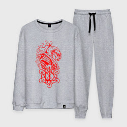 Костюм хлопковый мужской Берсерк - рыцарь - симлов, цвет: меланж