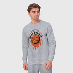 Костюм хлопковый мужской Allstars Basketball, цвет: меланж — фото 2