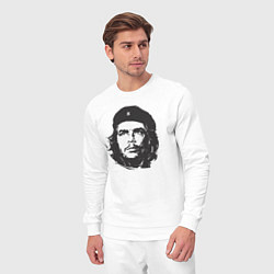 Костюм хлопковый мужской Че Гевара - рисунок, цвет: белый — фото 2