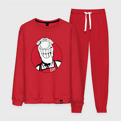 Костюм хлопковый мужской Доктор Ливси - KFC Edition, цвет: красный