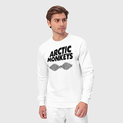 Костюм хлопковый мужской Arctic Monkeys, цвет: белый — фото 2