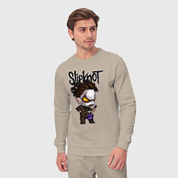Костюм хлопковый мужской Slipknot - art, цвет: миндальный — фото 2