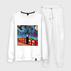 Костюм хлопковый мужской Безликий Гог, цвет: белый