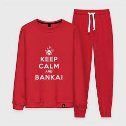 Костюм хлопковый мужской Keep calm and bankai - Bleach, цвет: красный