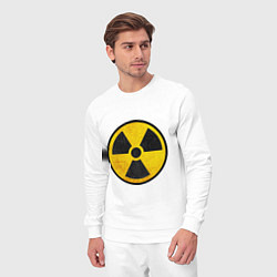 Костюм хлопковый мужской Atomic Nuclear, цвет: белый — фото 2