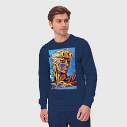 Костюм хлопковый мужской Джорно Джованна - character, цвет: тёмно-синий — фото 2