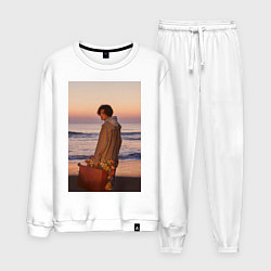 Костюм хлопковый мужской Fujii Kaze Tabiji, цвет: белый