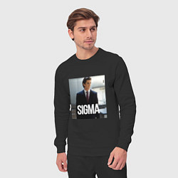 Костюм хлопковый мужской Sigma - Bateman, цвет: черный — фото 2