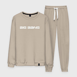 Мужской костюм Big bang белый логотип