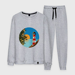 Мужской костюм Маяк на закате