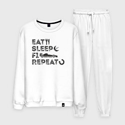 Мужской костюм Eat sleep F1