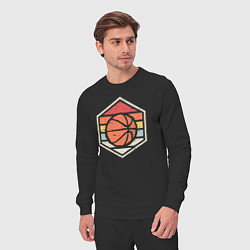 Костюм хлопковый мужской Basket Baller, цвет: черный — фото 2