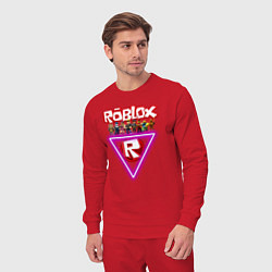 Костюм хлопковый мужской Roblox, роблокс, цвет: красный — фото 2
