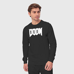 Костюм хлопковый мужской Doom nightmare mode, цвет: черный — фото 2