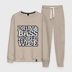 Мужской костюм Drum and bass world wide
