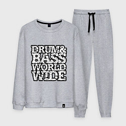 Мужской костюм Drum and bass world wide