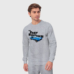 Костюм хлопковый мужской Chevrolet Camaro SS, цвет: меланж — фото 2