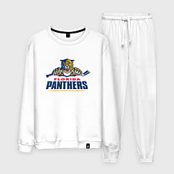 Костюм хлопковый мужской Florida panthers - hockey team, цвет: белый