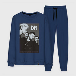 Костюм хлопковый мужской Depeche Mode 90 Violator, цвет: тёмно-синий