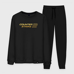 Мужской костюм Counter strike 2 gold logo