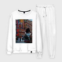 Костюм хлопковый мужской MoMo - Лондон, цвет: белый