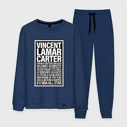 Костюм хлопковый мужской Vince Carter, цвет: тёмно-синий