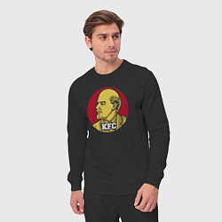 Костюм хлопковый мужской Lenin KFC, цвет: черный — фото 2
