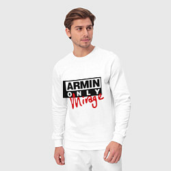 Костюм хлопковый мужской Armin Only: Mirage, цвет: белый — фото 2