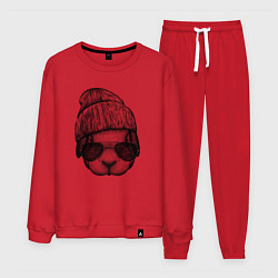 Мужской костюм Кролик-хипстер