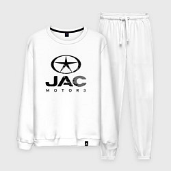 Костюм хлопковый мужской Jac - logo, цвет: белый