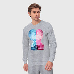 Костюм хлопковый мужской Милый во Франксе Хиро, цвет: меланж — фото 2