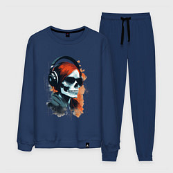 Мужской костюм Grunge redhead girl skull