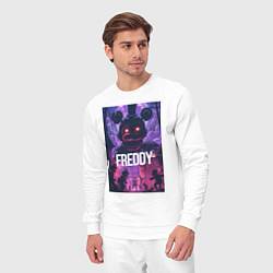 Костюм хлопковый мужской Freddy - мишка Фредди, цвет: белый — фото 2