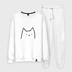Мужской костюм Улыбающийся глупенький котик