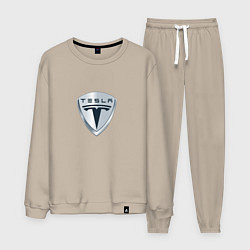 Мужской костюм Tesla logo