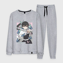 Мужской костюм Клинок рассекающий демонов Канао Цуюри квадрат